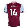 Maglia ufficiale West Ham United Kudus 14 Casa 2024-25 per Uomo